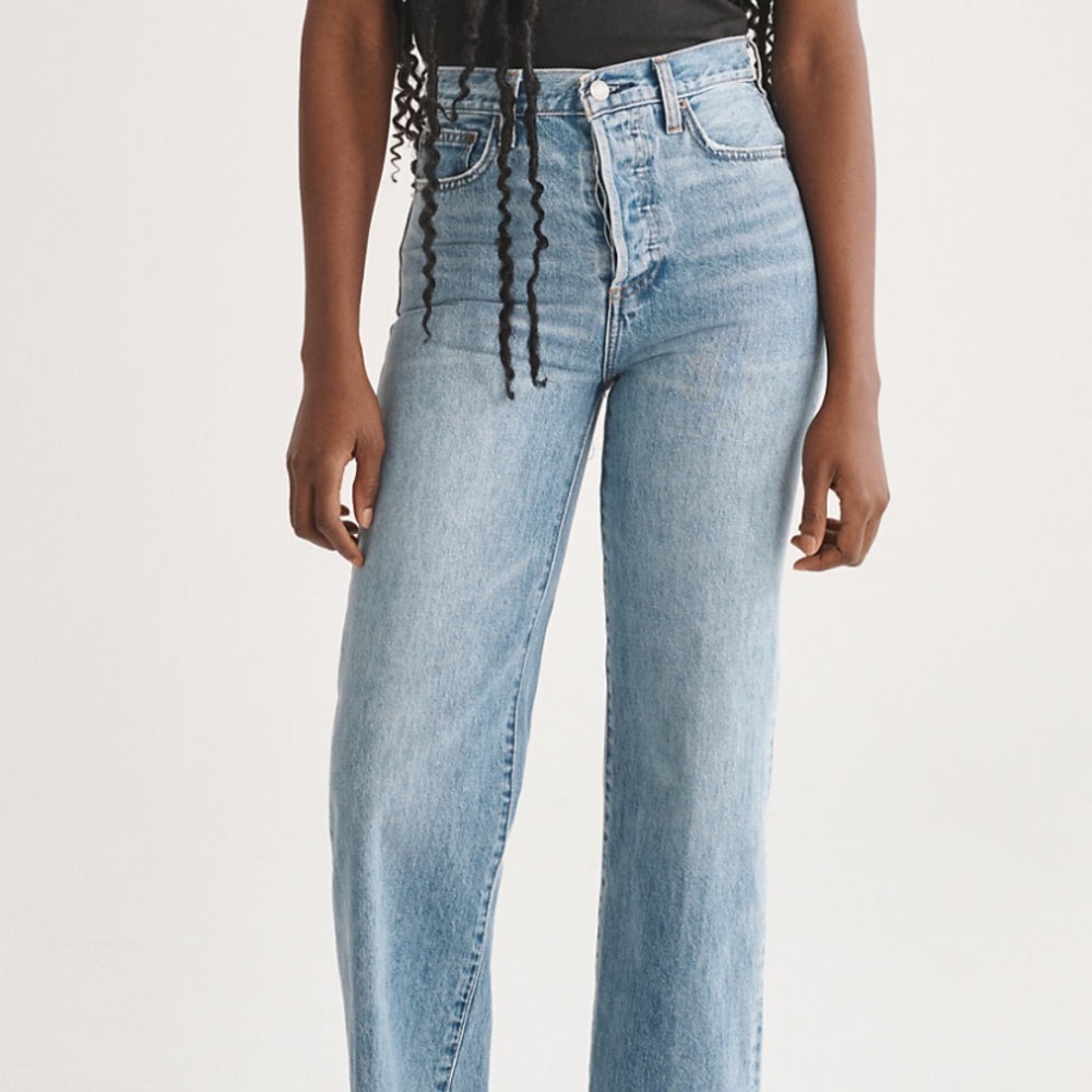 Denim Forum Farrah Wide Leg Jeans